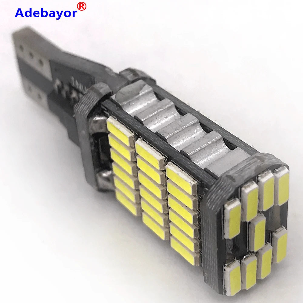 Сверхъяркая ксеноновая Светодиодная лампа Canbus высокой мощности 1 шт T15 W16W 921 45 SMD