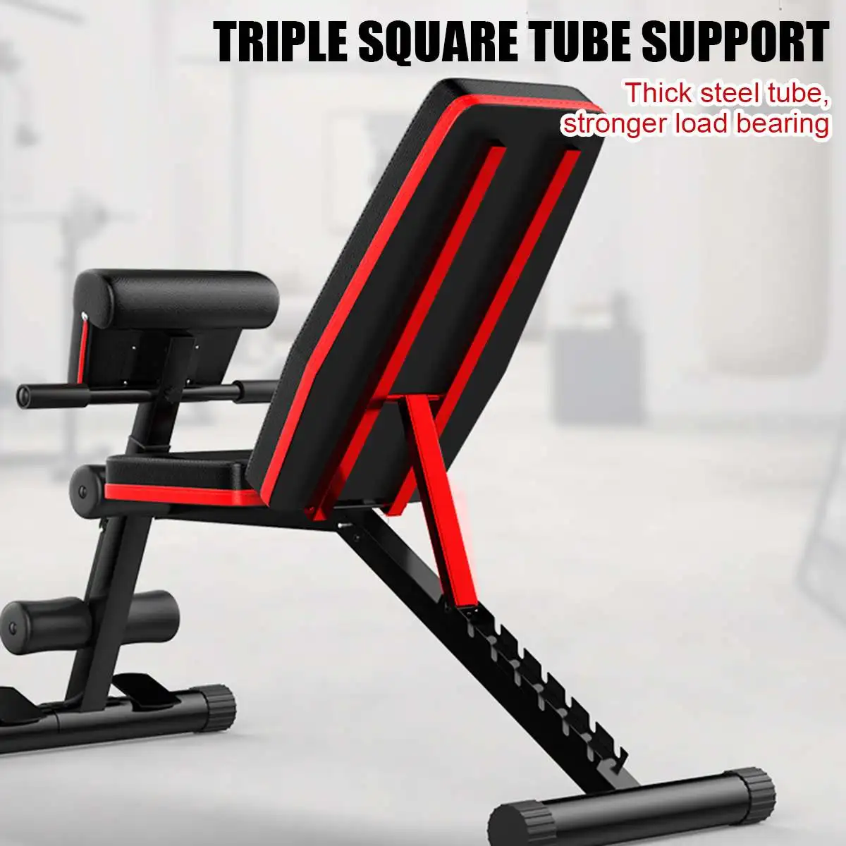 Макс. 350 кг складные скамья для гантелей 7 зубчатая спинка сидеть AB Брюшная
