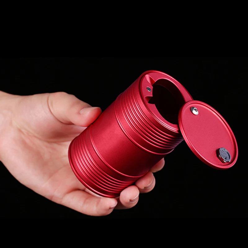 Пепельница автомобильная из алюминиевого сплава с вращающейся крышкой