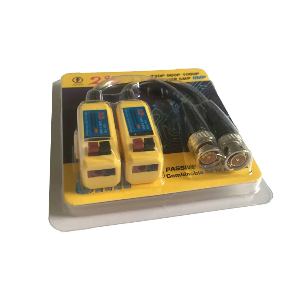 10 пар в комплекте 8MP пассивный Симметрирующий трансформатор HD CVI/TVI/AHD видео балун