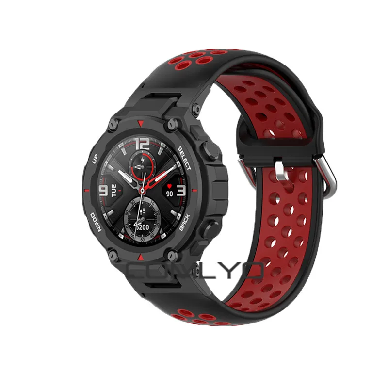 

For Huami Amazfit T-Rex Pro Strap Silicone Lightweight And Breathable Wristband Smart Watch Sport Bracelet Accessories