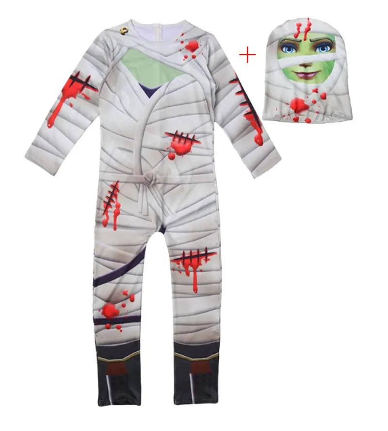 Детский страшный костюм на Хэллоуин одежда для мальчиков и девочек необычное