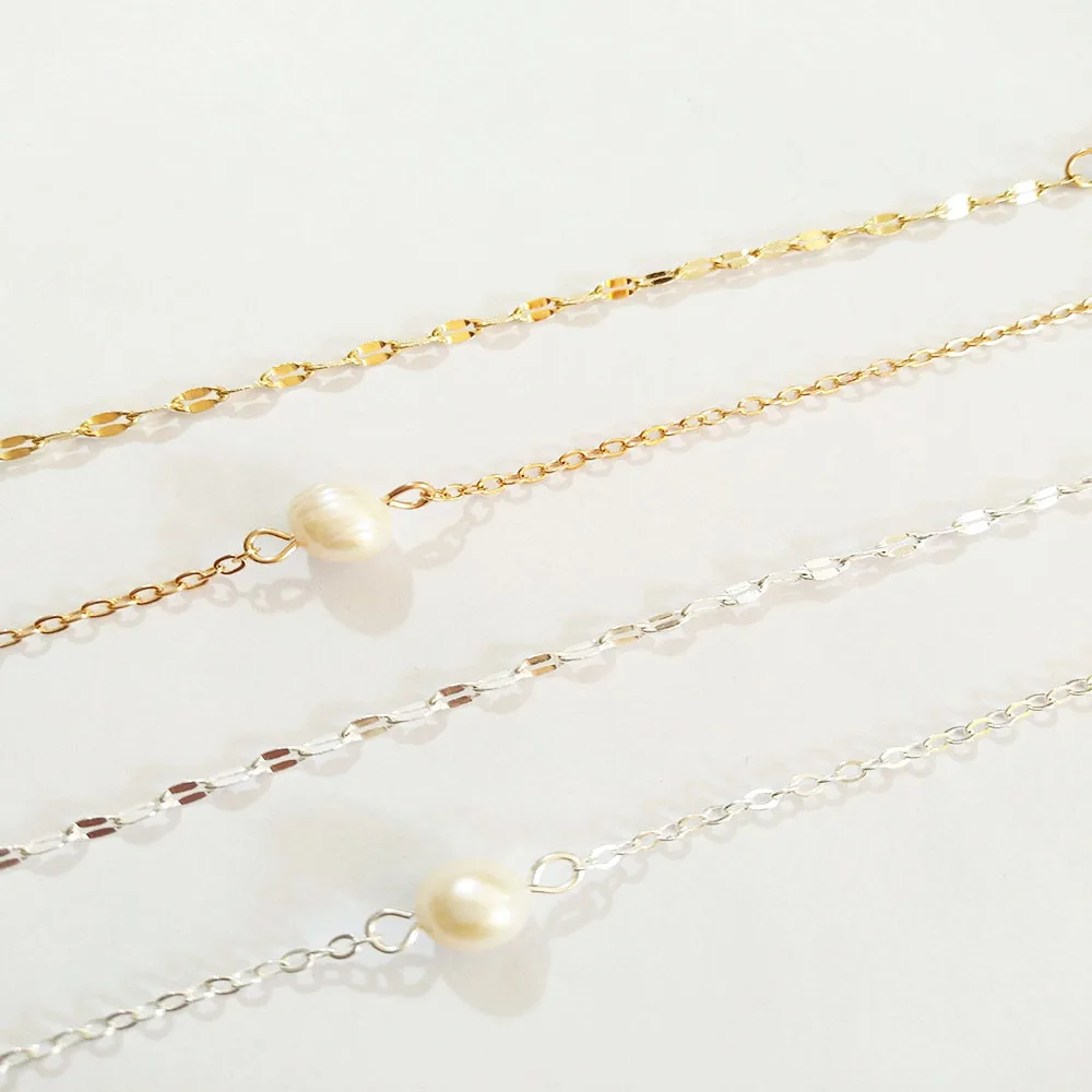 Богемский этнический стиль двухчастный браслет с цепочкой для губ 2020 модные украшения из пресноводных жемчужин подарки для девочек недорого.