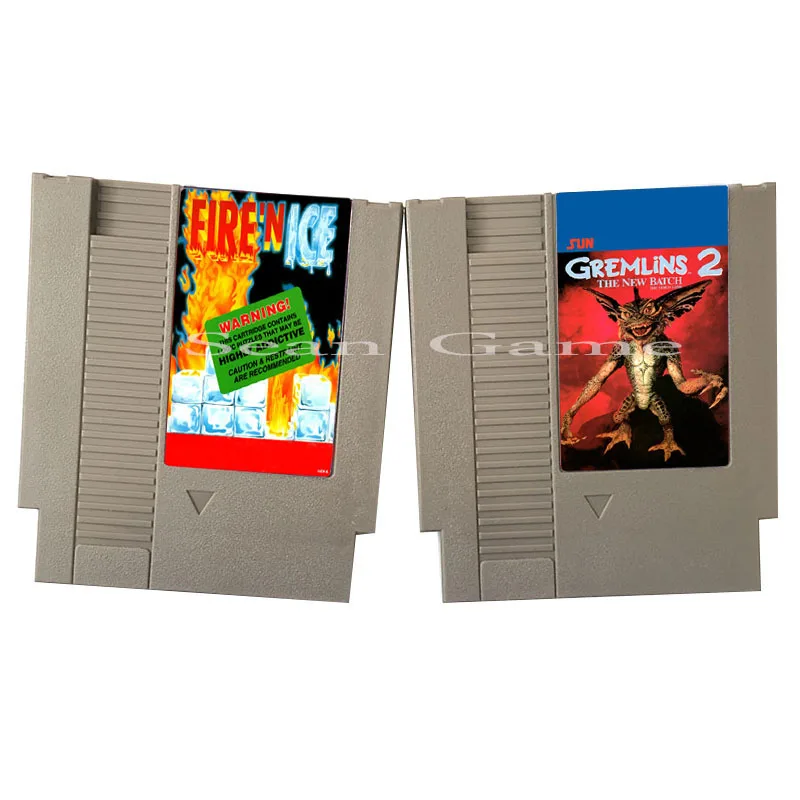 Превосходное качество Fire 'n Lce/Gremlins 2 72 контактный игровой Картридж для 8 битной