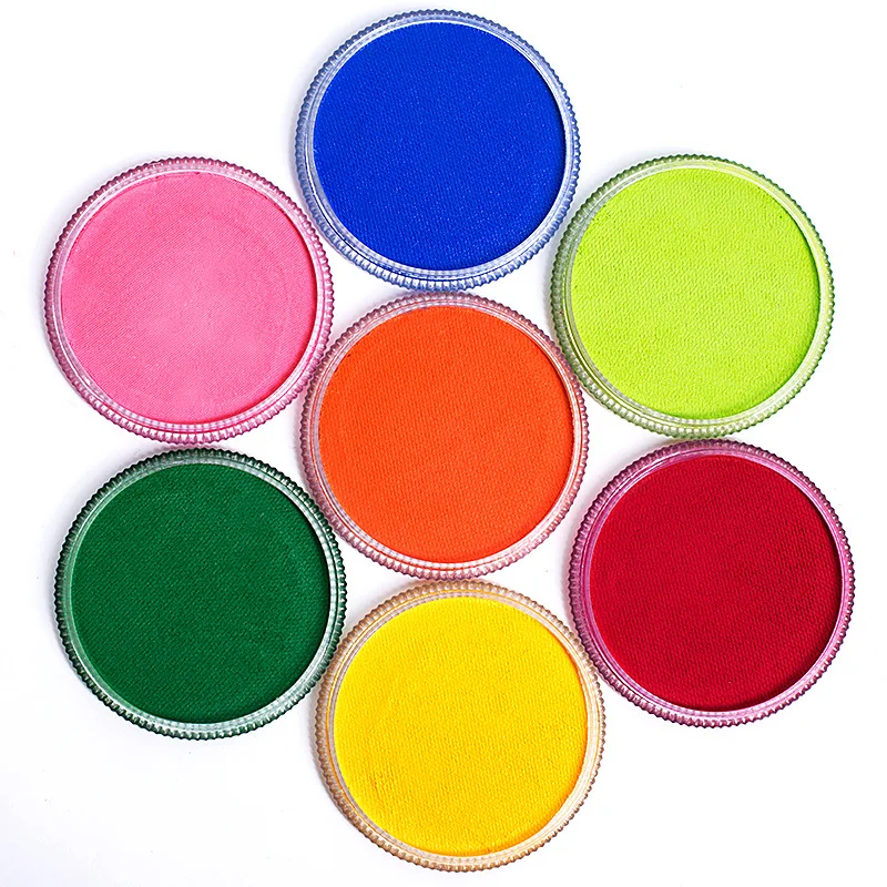 17 цветов краска для тела Профессиональная Косметика на водной основе матовая