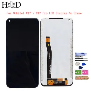 100 tested lcd display for oukitel c17 c17 pro lcd display with touch screen panel digitizer sensor mobile phone tools free global shipping