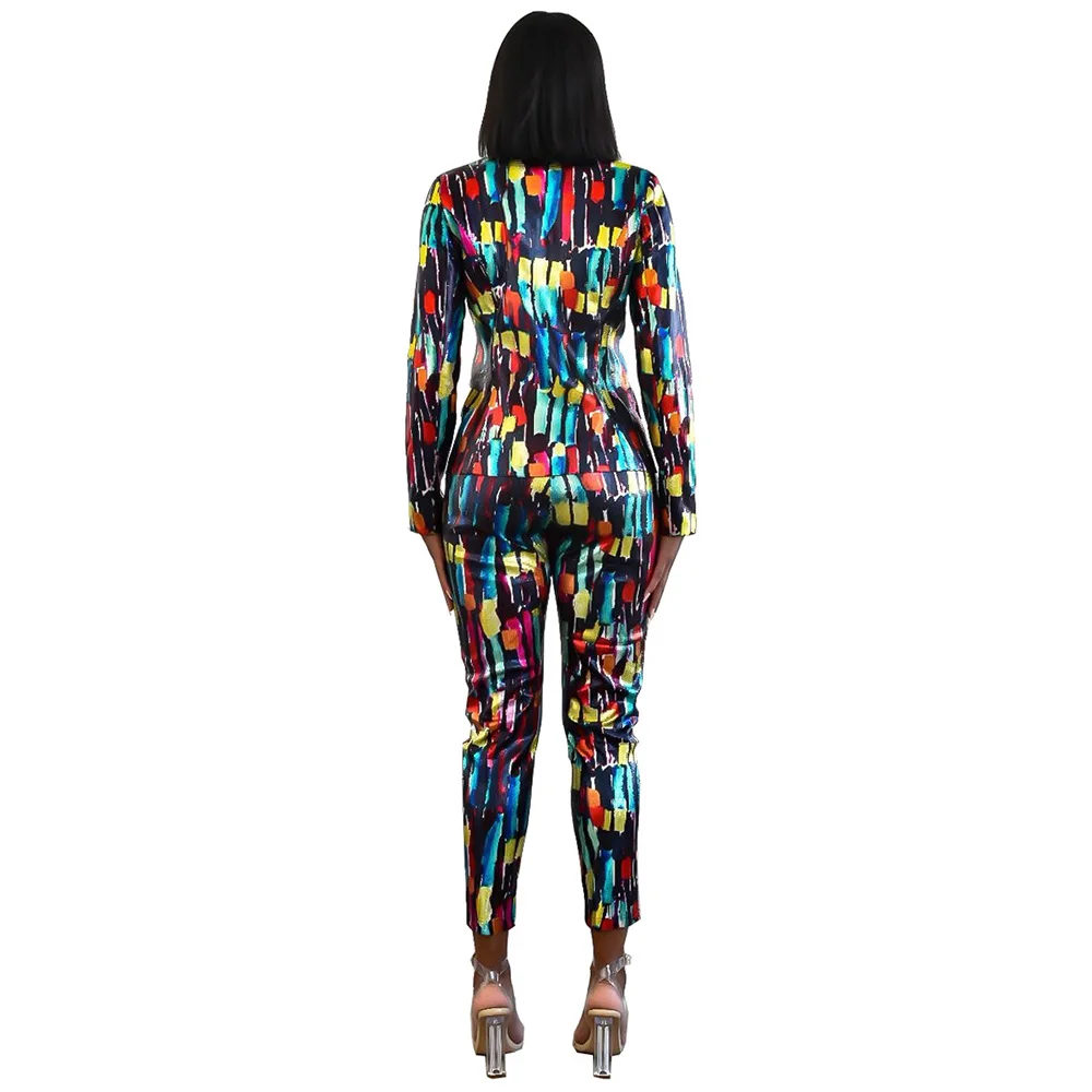 Комплекты из двух предметов для офисных девушек Модные Разноцветные