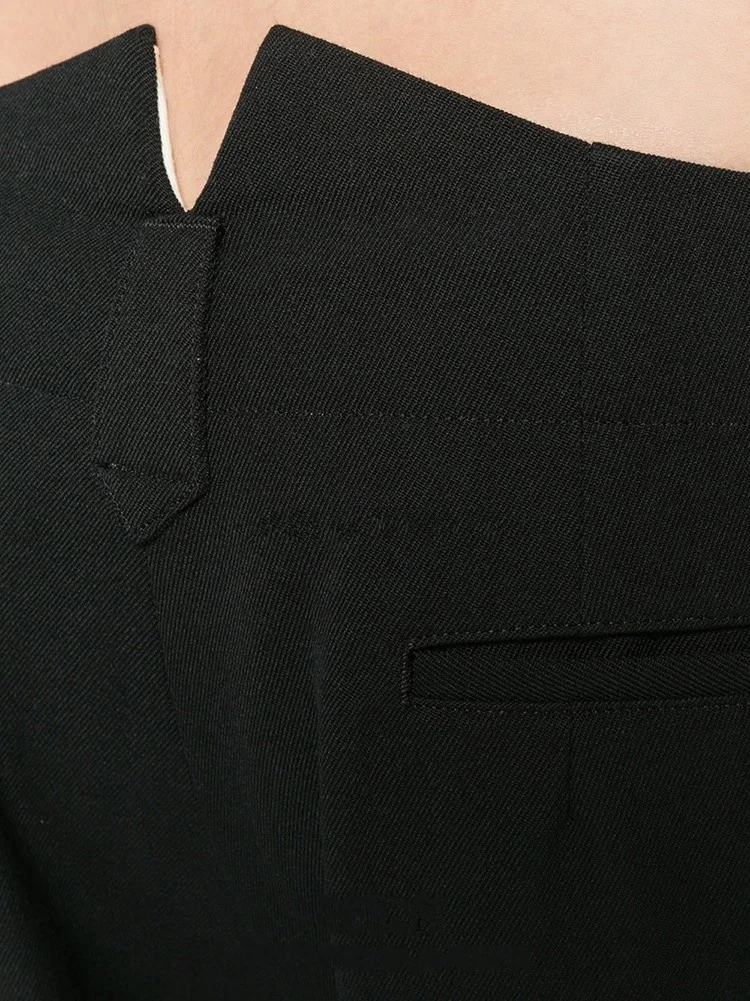 

casual Men's pants Harlan pants nine point pants eight point small leg pants irregular geometric three-dimensional