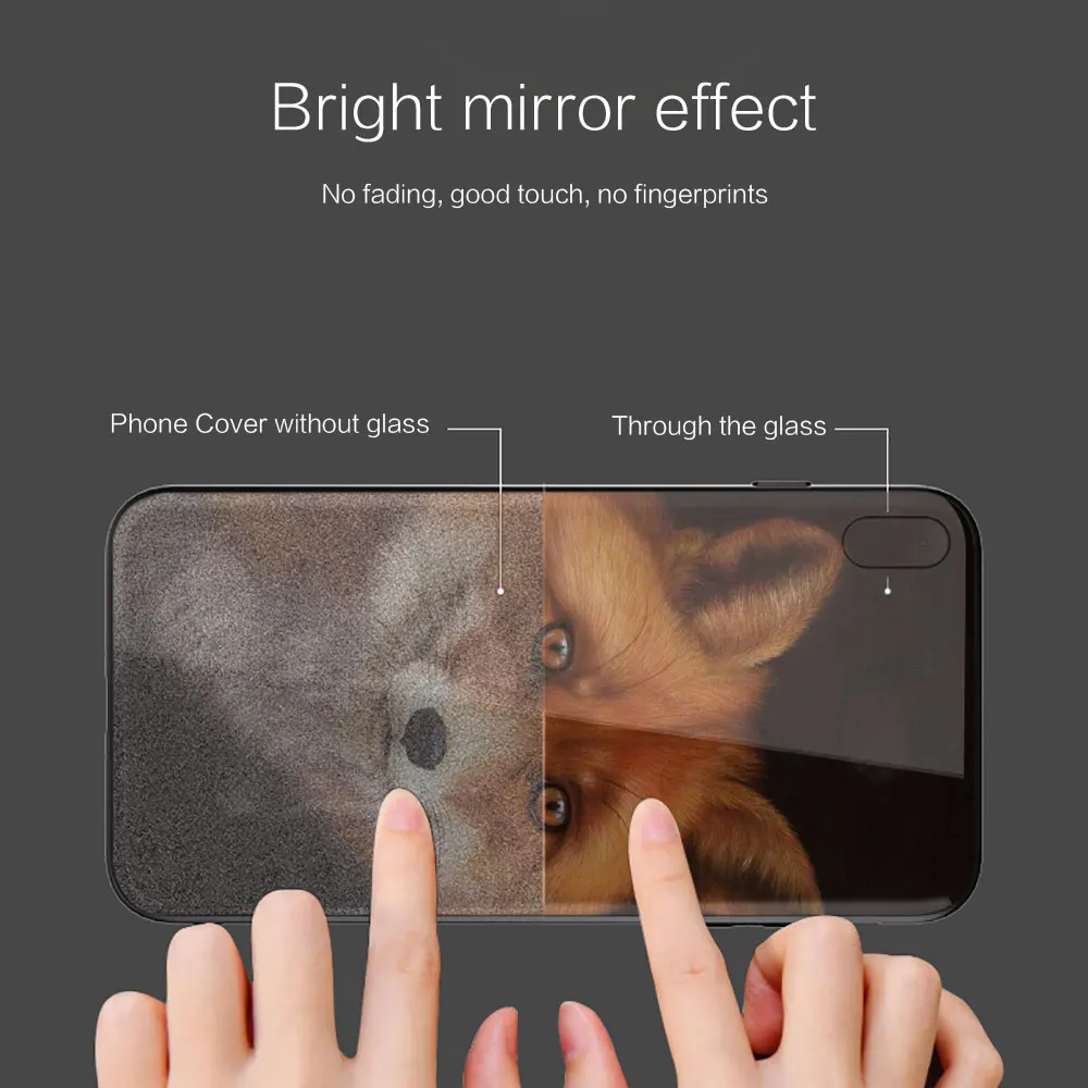 Мягкий силиконовый стеклянный чехол для iPhone 13 12 11 Pro X XS Max XR 8 7 6 Plus SE 2020 S черный с