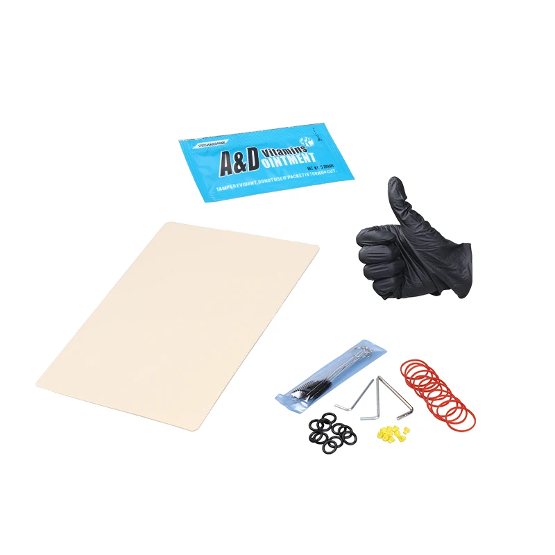 Полный набор для татуировок ротационная машинка черные алмазные наборы