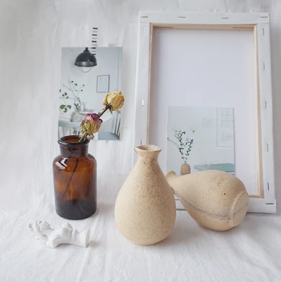 Маленькая ваза Ins украшение для дома мебель в скандинавском стиле простая старая