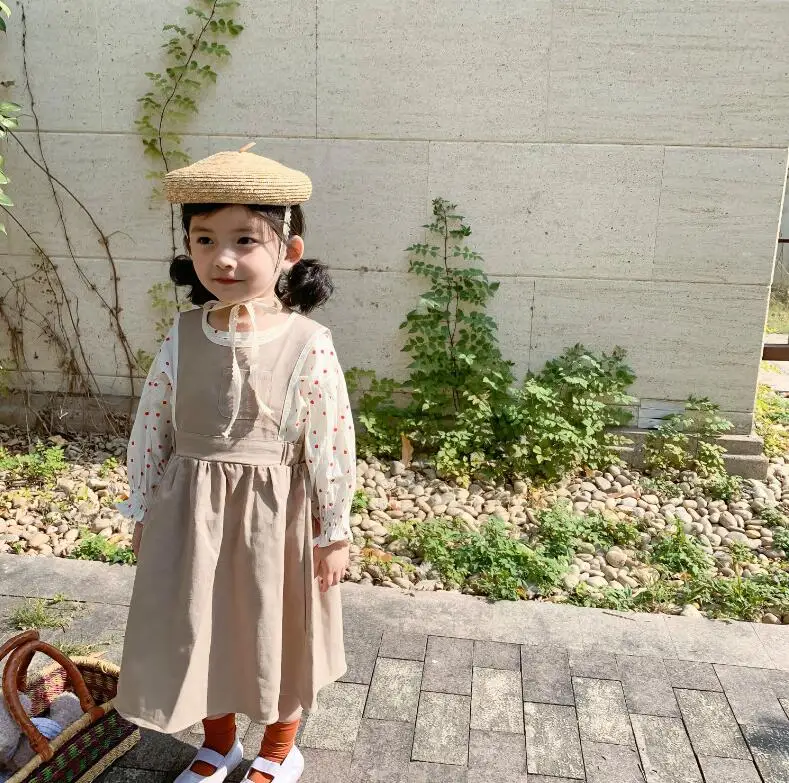 2020 Spring New Children Baby Cotton Vest Dresses Girls Princess Cute Clothes 5 pcs/lot Wholesale | Детская одежда и обувь