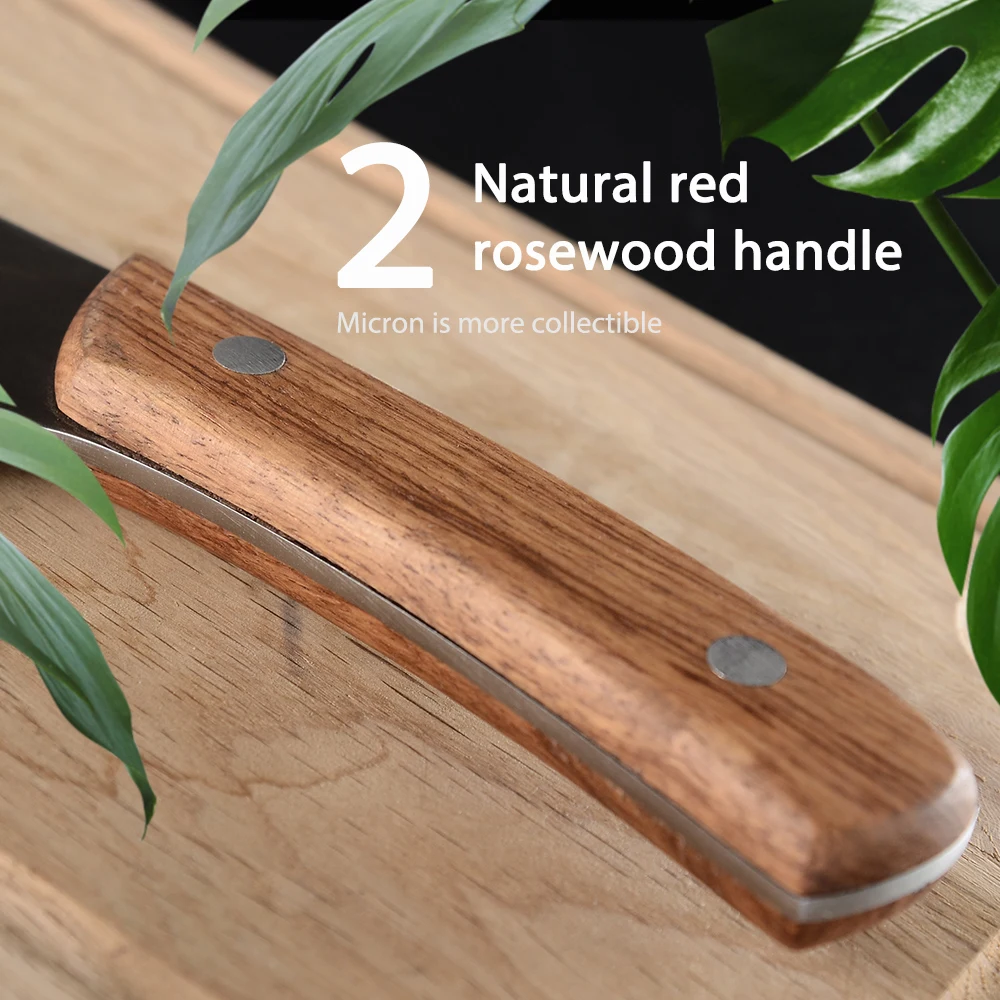 XYj японский нож шеф повара из высокоуглеродистой стали с коваными косточками для