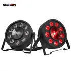 4 шт.лот горячее светодиодное освещение 9x10 Вт + 1x30 Вт светодиодное освещение RGB 3 в 1 светодиодное освещение сценическое освещение для диджея Светодиодная панель DMX светодиодное освещение Par для вечерние