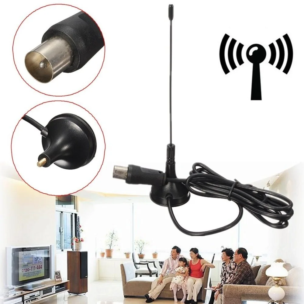 Портативная Усилитель ТВ-сигнала антенна HD цифровая ТВ 5dbi DVB-T автомобильная ATSC TV