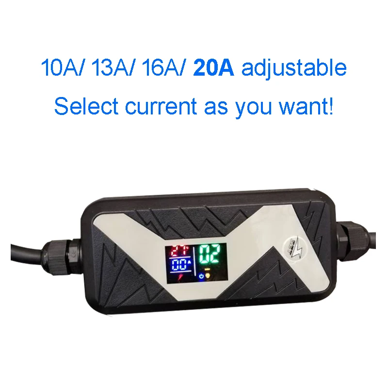 EV зарядный кабель автомобильное зарядное устройство домашнее портативное типа 1