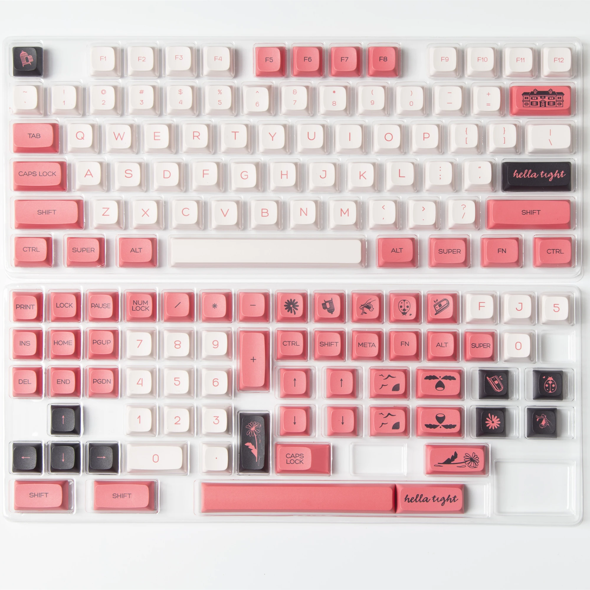 

137 Keys XDA Keycaps PBT DYE SUB Keycaps Theme For Cherry Mx Switch GMMK Pro Mechanical Keyboard 61 64 84 87 96 98 108 Layout