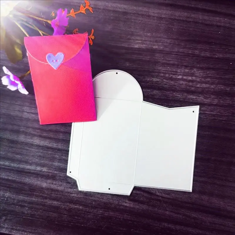 Красный конверт мешок металла резки штампы для DIY скрапбукинга альбом бумажные