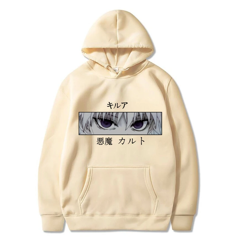 Мужские и женские мужские толстовки Hunter X пуловеры свитшоты Killua Zoldyck принт