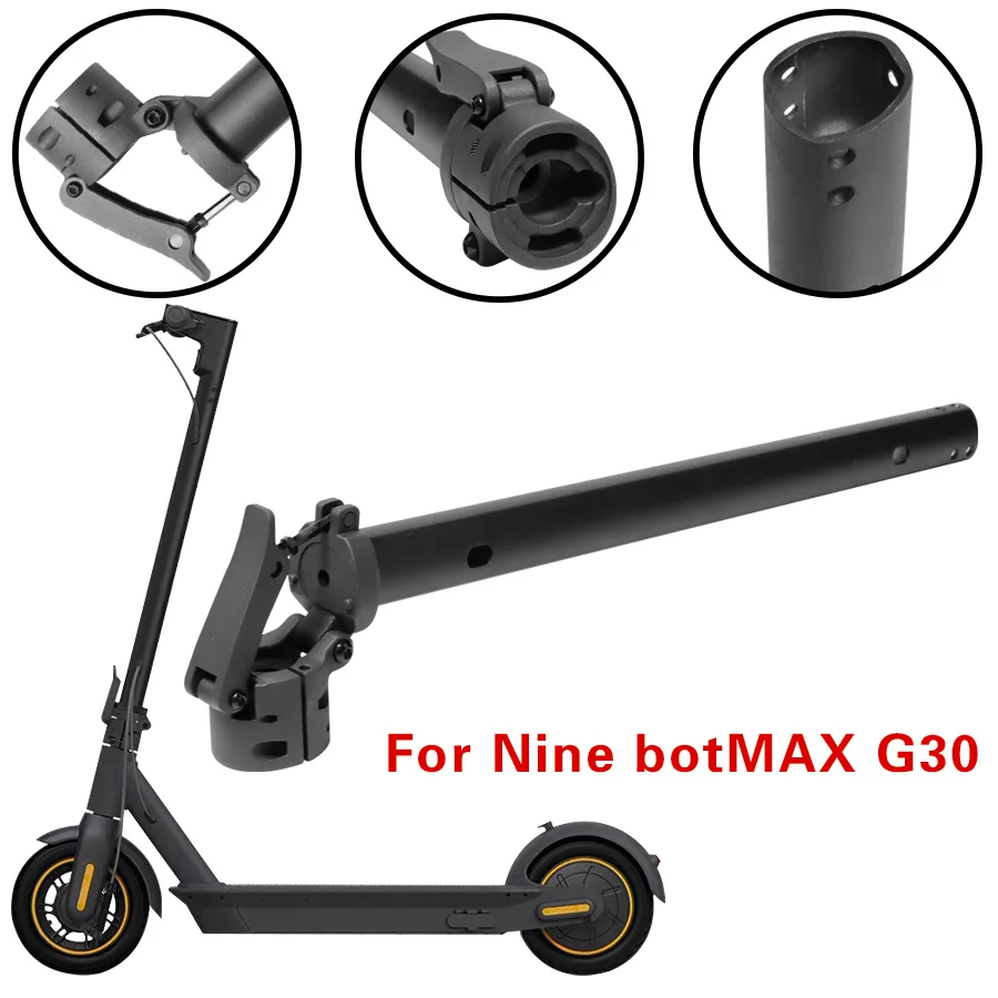 

Front Folder Folding Pole Kit Parts Stand Rod and Base for Ninebot G30 Max Electric Scooters Replacement Spare Parts Accessories