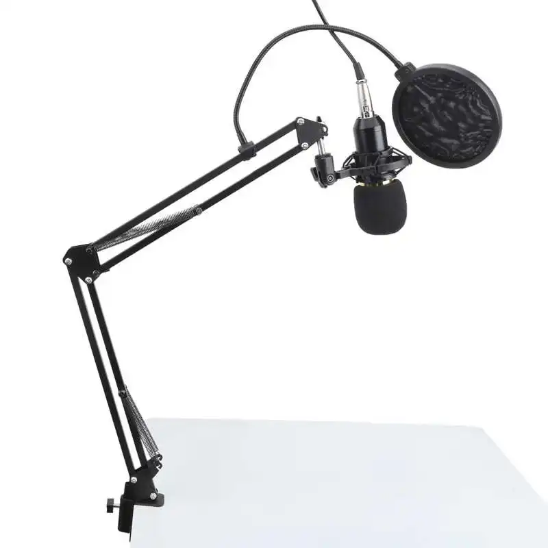

studio microphone KTV BM800 Condenser Microphone Studio Recording Kits with Adjustable Stand for V8 Sound Card microfono