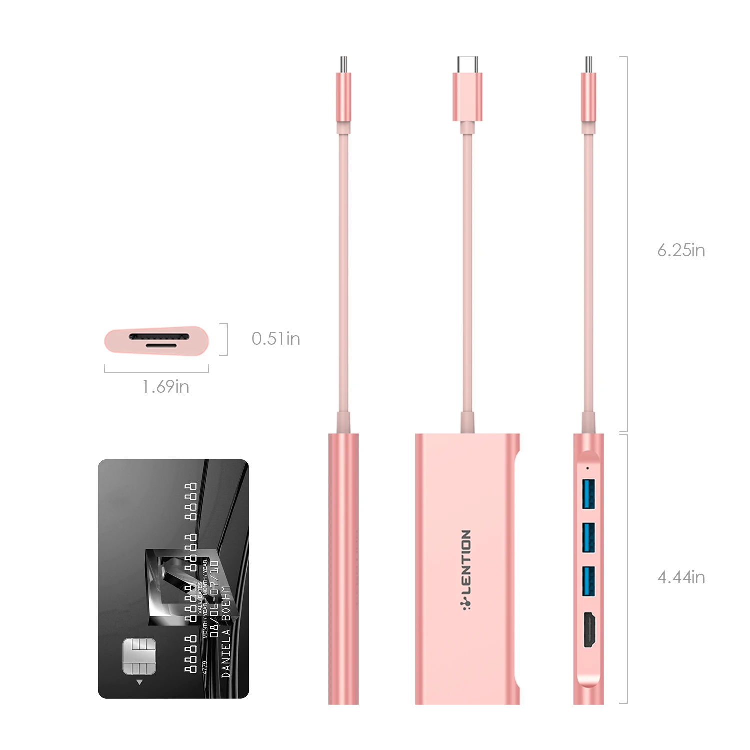 USB C концентратор Type на Multi 3 0 HDMI адаптер док-станция для 2020 MacBook Pro13 Huawei Mate 30