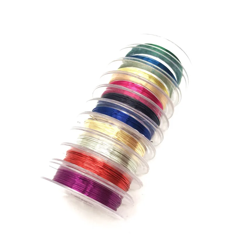 10 м/рулон 0 4 мм Цветной металлическая латунь проволочные пилы производство ювелирных изделий бусины для