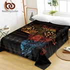BeddingOutlet постельное белье с Африканской картой, старинная простыня стандартной длины, Королевский размер, ретро экзотическое постельное белье sabanas