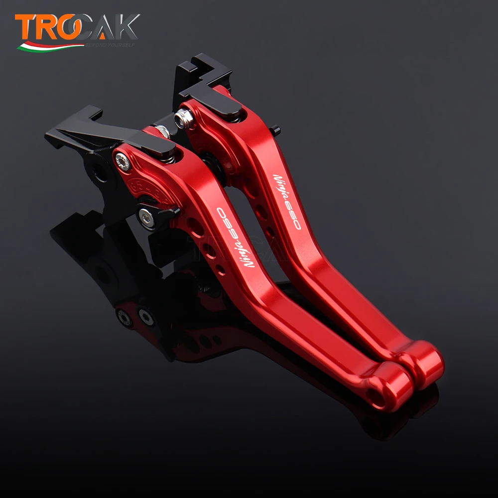 

Motorcycle CNC Accessories Short Adjustable Brake Clutch Levers For Kawasaki NINJA650 NINJA 650 2017 2018 2019 2020