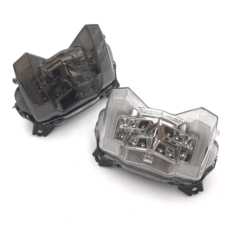 Мотоцикл светодиодный Стоп задний фонарь поворотники Индикатор Интегрированный