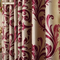 new curtains for dining living bedroom room high class european stylefaux suede window shade customization beautiful
