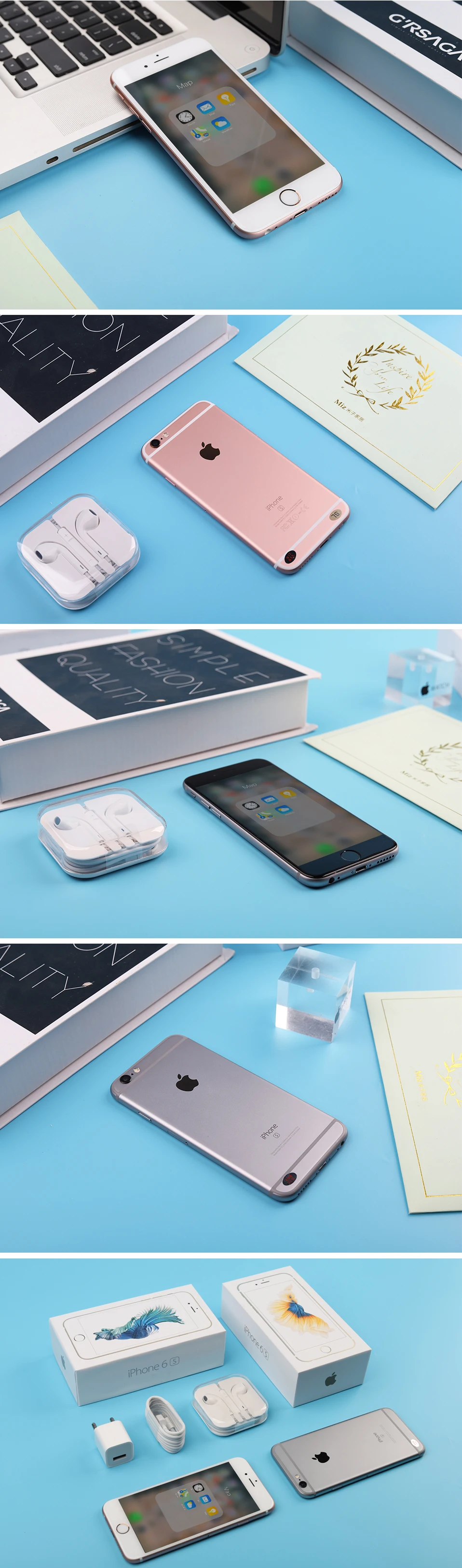 IPhone 6S оригинальные 2 Гб Оперативная память 16 Гб/64/128 ГБ Встроенная память для мобильных телефонов на базе IOS A9 двухъядерный 12MP Камера ips LTE 4," iOS двухъядерный от прямого производителя HG china