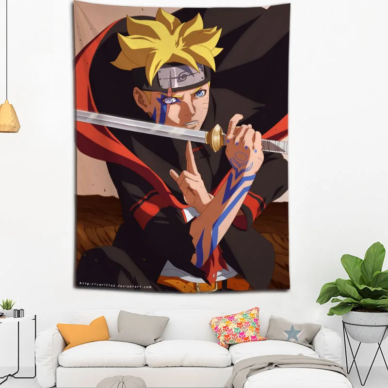 

Лидер продаж, Высококачественная настенная 3D печать на заказ Boruto, HD ландшафт, цифровая печать