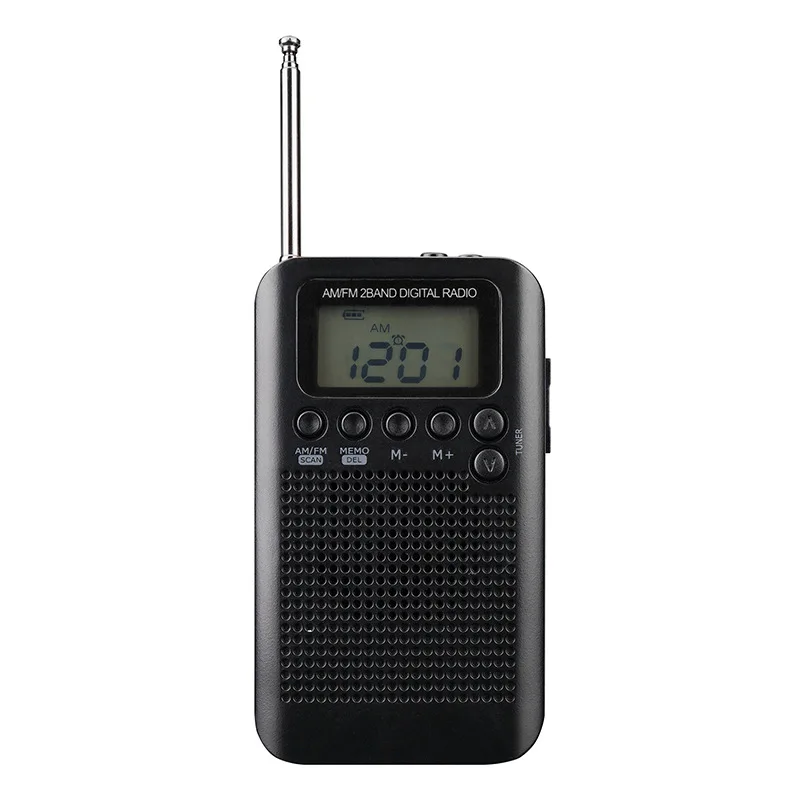 Портативный FM-радиоприемник FM AM музыкальный плеер цифровой мини-радиоприемник