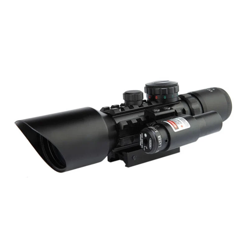 3-10X42E M9 компактный прицел красный лазер R/G Illum винтовка Оптика прицел тактические оптические прицелы Охота