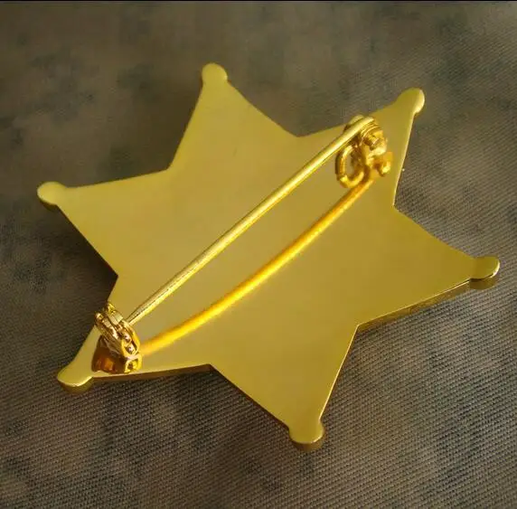 

LA COUNTY SHERIFF/DEPUTY SHERIFF Metal Badge Pure Copper Number 625 Pin Badge Gift Cosplay Birthday Gift