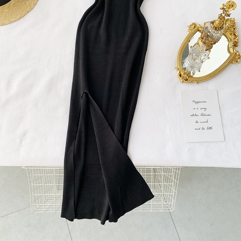 2019 Новое модное женское трикотажное платье Летнее сексуальное с v-образным