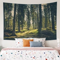 nordic stylem wall hanging beautiful forest castle psychedelic home decor tapestries for home dorm fantasy decor