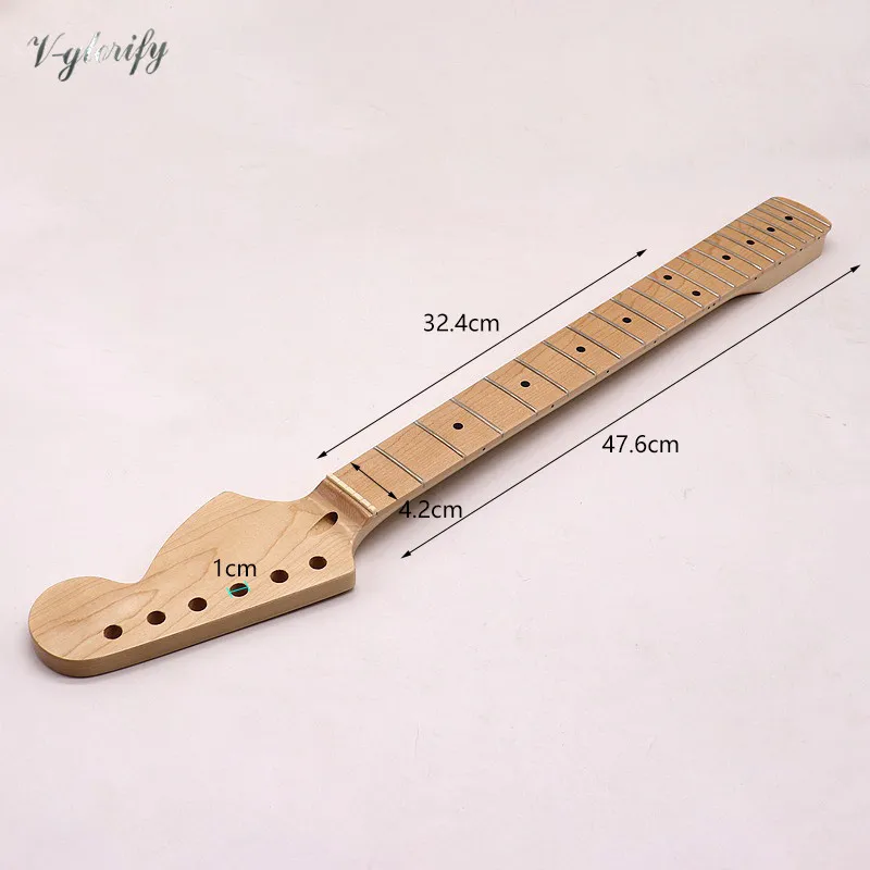 st gitarre hals e gitarre hals strat hals natürliche farbe kanadischen ahorn großen kopf hochglanz neck für elektrische gitarre free gl
