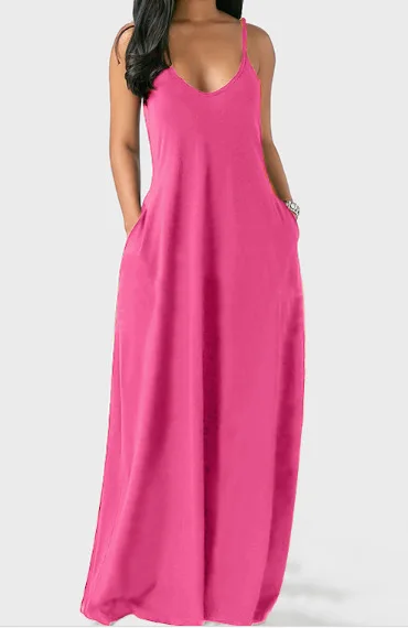 ChocoMist платье повседневное карманное дизайнерское Макси | Женская одежда