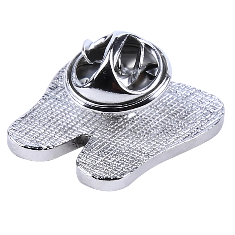 1 шт. эмалированная булавка с белыми зубцами для мальчиков лацкана шляпы Женская