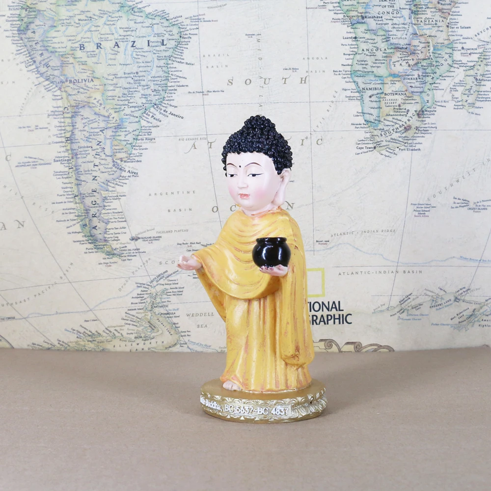 

Vogue India Buddhism Founder Buddha Sakyamuni World Famous People Statue Figure Model Toy Gift