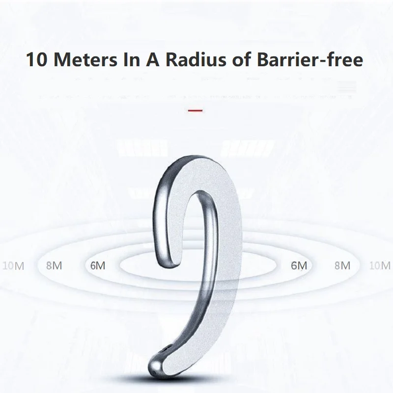 Универсальные наушники с костной проводимостью беспроводная Спортивная