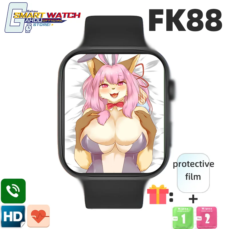 Смарт часы для мужчин FK88 фитнес 2020 1 75 дюйма Bluetooth Вызов женские IOS xiaomi PK FK99 HW22 W66 Huawei