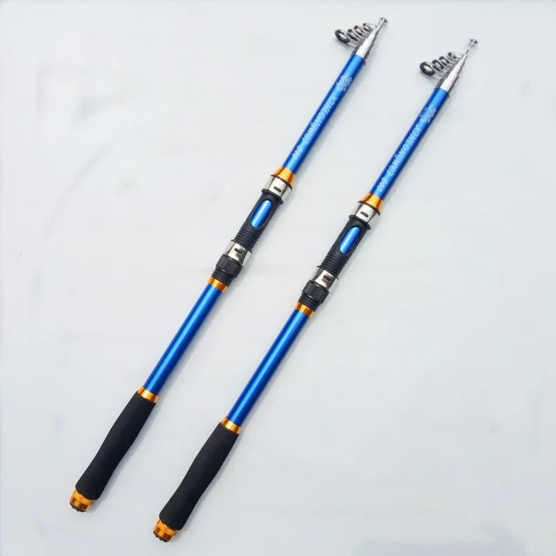 LidaFish Brand FRP 2.1-3.6 M hollow card holder/metal rear plug travel leisure long throw throwing rod sea fishing | Спорт и