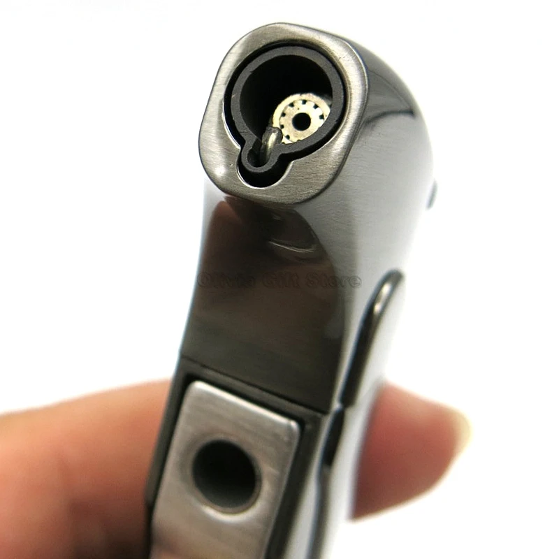 1 фонарь металлическая зажигалка для сигарет COHIBA Бутановая Зажигалка со