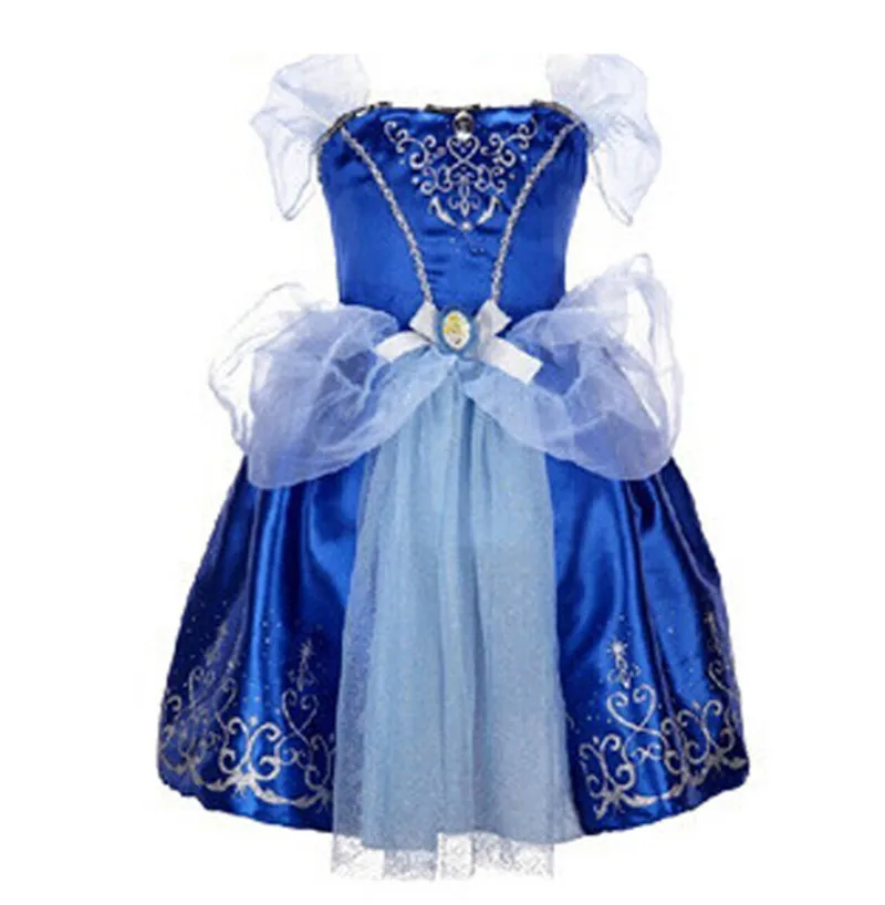 2020 Girls Snow White Dress Up Children Cinderella Sleeping Beauty Rapunzel Sofia Princess Costume Girl Party Cosplay Dresses DD | Детская