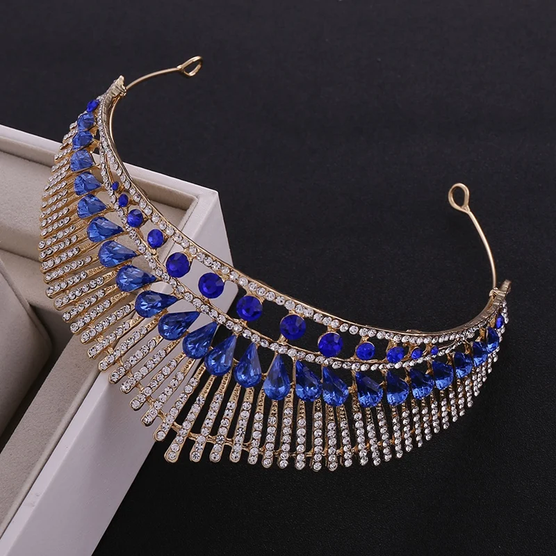 Изысканный свадебный головной убор с павлином Женская корона аксессуары для