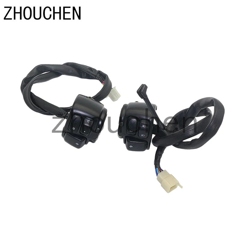 Переключатель управления на руль мотоцикла с жгутом проводов для переключателей