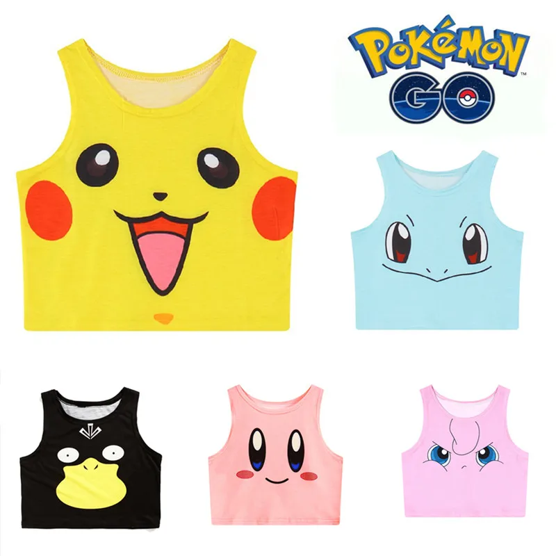 Аниме Покемон жилет с изображением Пикачу пикантные Карнавальный костюм для